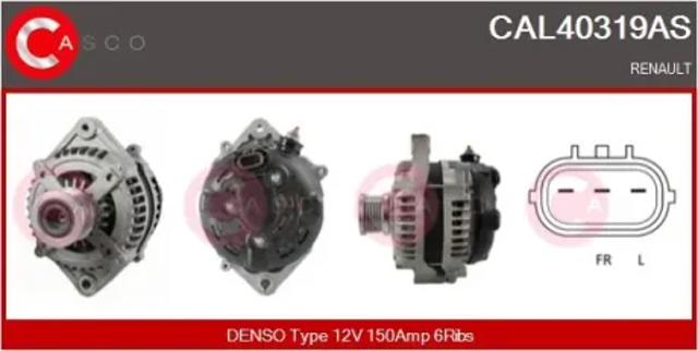 Генератор автомобільний CAL40319AS CASCO