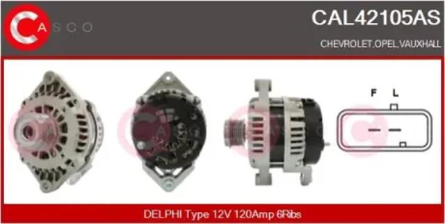 Авто генератор CAL42105AS CASCO