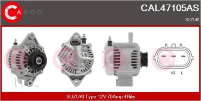 Авто генератор CAL47105AS CASCO