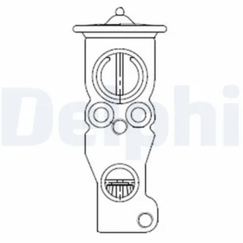 Клапан TRV, кондиціонера CB1018V DELPHI