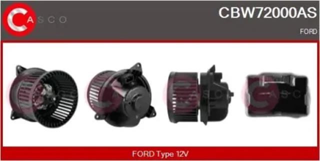 Двигун вентилятора пічки (обігрівача салону) CBW72000AS CASCO