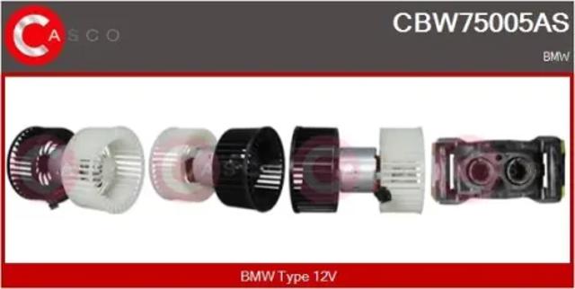 Двигун вентилятора пічки (обігрівача салону) CBW75005AS CASCO