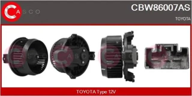 Вентилятор грубки CBW86007AS CASCO