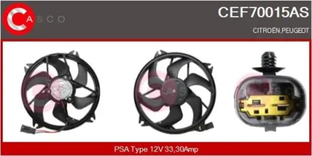 Вентилятор радіатора CEF70015AS CASCO