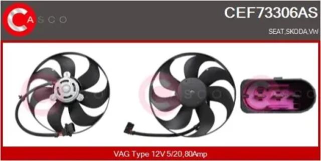 Дифузор (кожух) радіатора охолодження CEF73306AS CASCO