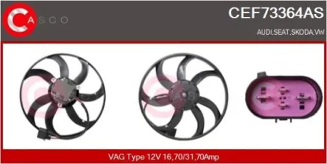 Дифузор (кожух) радіатора охолодження CEF73364AS CASCO