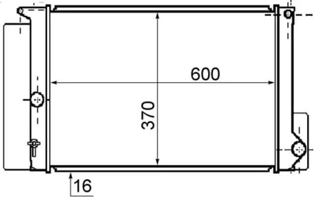 Радіатор CR1078000S MAHLE
