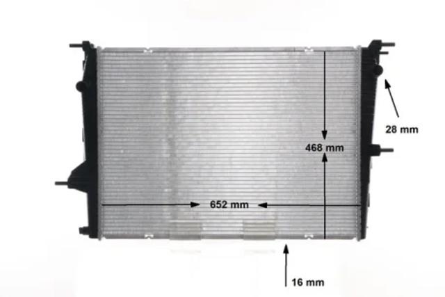 Радіатор двигуна CR1197000S MAHLE