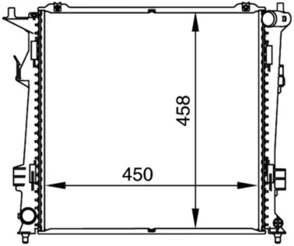 Радіатор основний CR1367000P MAHLE