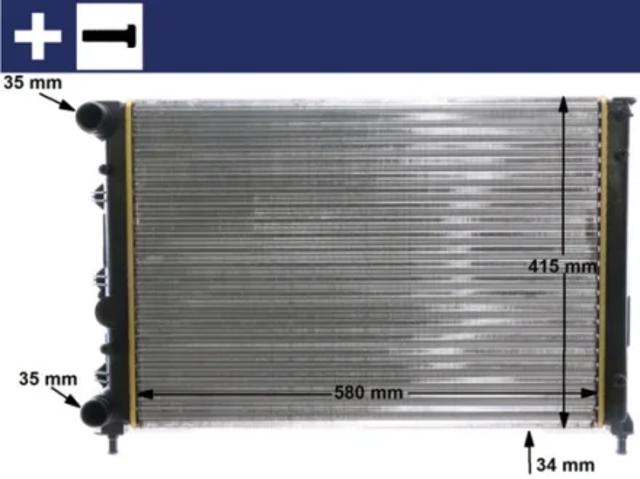 Радіатор CR1411000S MAHLE