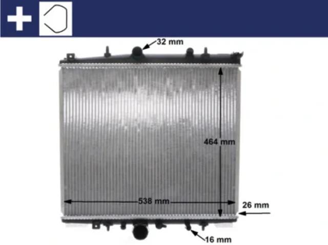 Підвіска радіатора CR1435000S MAHLE