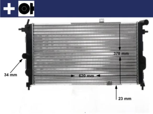 Радіатор водяний CR438000S MAHLE