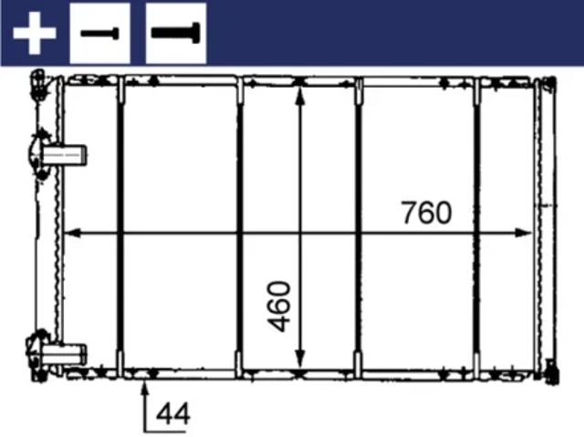 Система охолодження двигуна CR526000S MAHLE