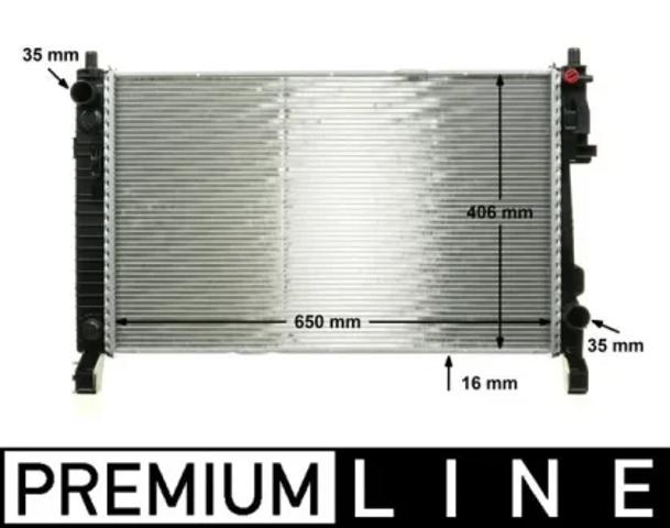 Радіатор охолодження CR661000P MAHLE