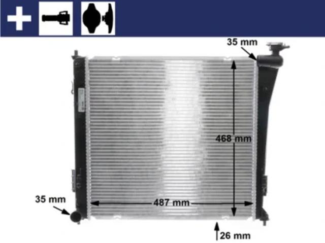 Система охолодження двигуна CR848000S MAHLE
