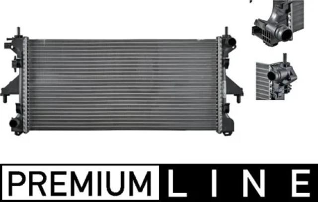 Радіатор охолодження CR880000P MAHLE