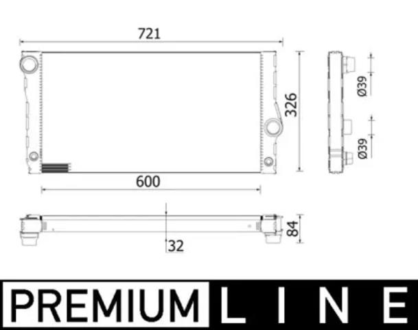 Підвіска радіатора CR956000P MAHLE