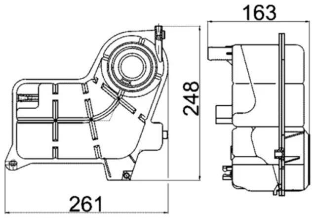 Бачок для води CRT24000S MAHLE