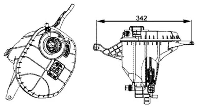 Бачок для води CRT29001S MAHLE
