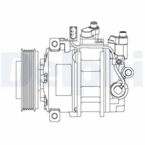 Компресор кондиціонера CS20475 DELPHI
