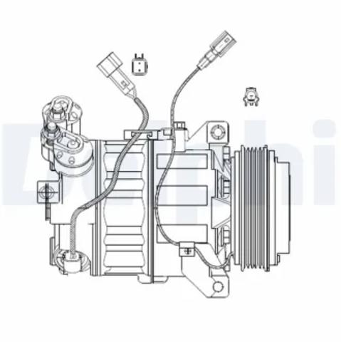 Насос кондиціонера CS20482 DELPHI