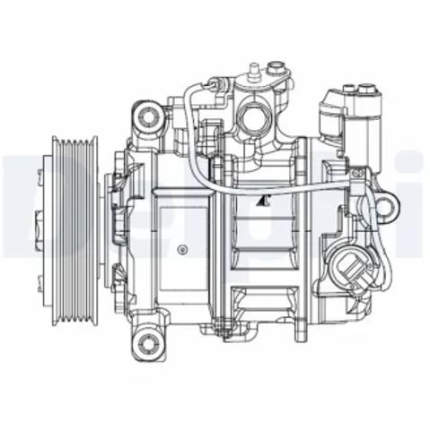 Компресор кліматичної установки CS20504 DELPHI