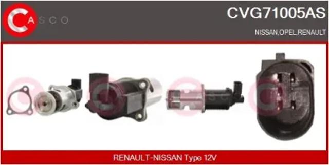 Клапан EGR CVG71005AS CASCO