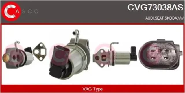 Клапан EGR CVG73038AS CASCO