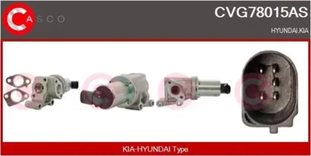 Клапан рециркуляції відпрацьованих газів EGR CVG78015AS CASCO