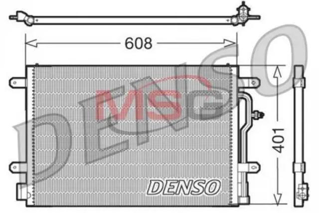Трубопроводи і радіатор кондиціонера DCN02012 DENSO