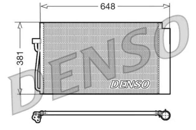 Конденсер DCN05017 DENSO