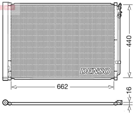 Конденсатор кондиціонера DCN05032 DENSO