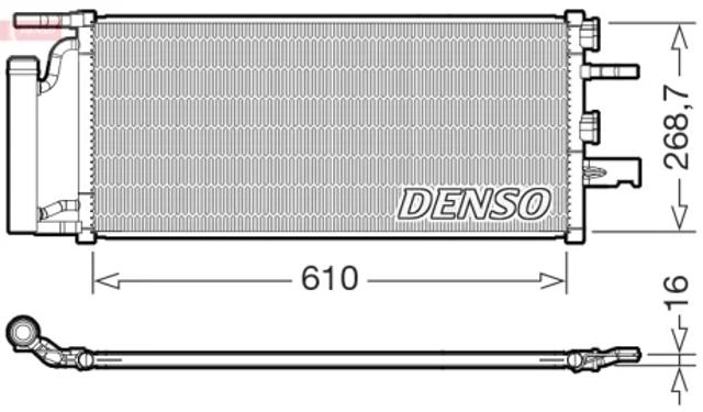 Конденсер DCN05036 DENSO