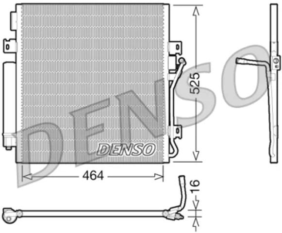 Конденсер DCN06011 DENSO
