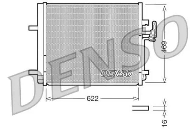 Конденсатор кондиціонера DCN10016 DENSO