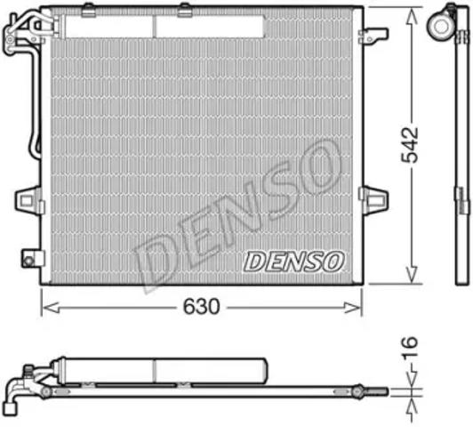 Радіатор системи охолодження кондиціонера DCN17057 DENSO