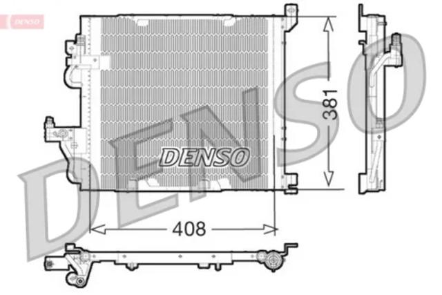 Трубопроводи і радіатор кондиціонера DCN20012 DENSO