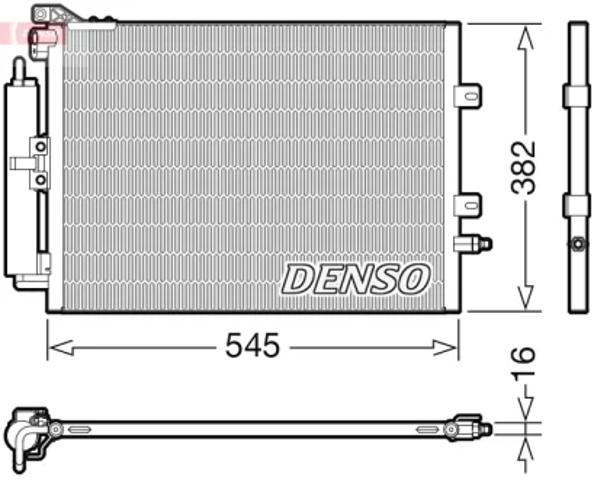 Конденсатор кондиціонера DCN23040 DENSO