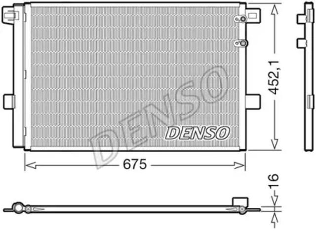 Радіатор системи охолодження кондиціонера DCN32065 DENSO
