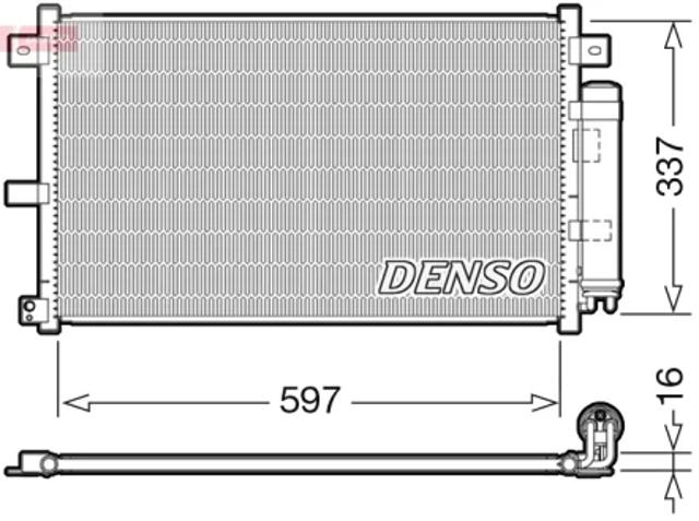 Конденсатор кондиціонера DCN44001 DENSO