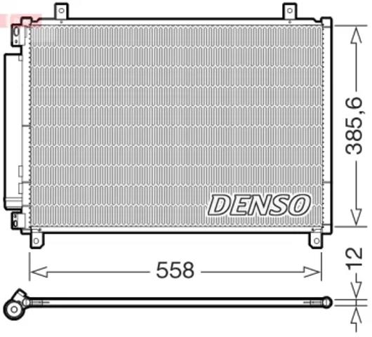 Радіатор охолодження кондиціонера DCN47012 DENSO