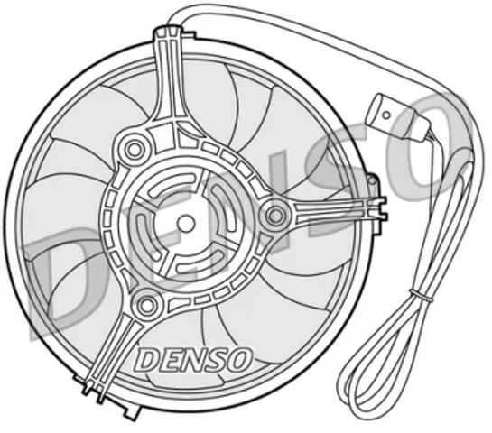 Електровентилятор охолодження DER02001 DENSO