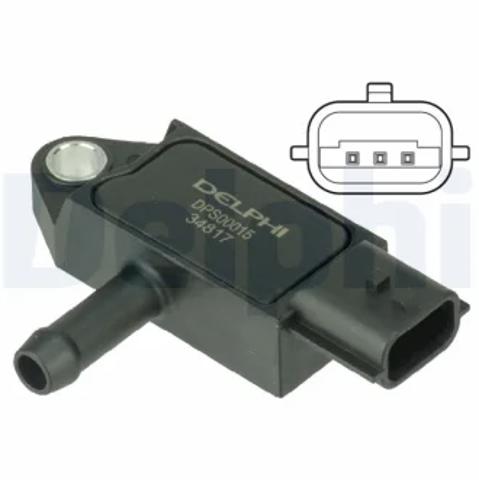 Датчик тиску вихлопних газів DPS00015 DELPHI