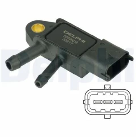 Датчик тиску вихлопних газів DPS00018 DELPHI