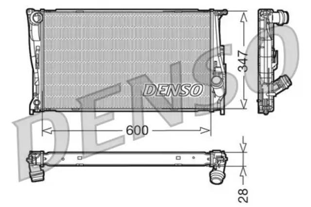 Радіатор водяний DRM05111 DENSO