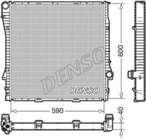 Підвіска радіатора DRM05112 DENSO