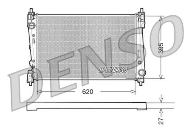 Радіатор основний DRM09112 DENSO