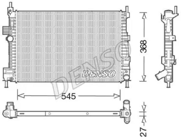 Радіатор DRM10009 DENSO