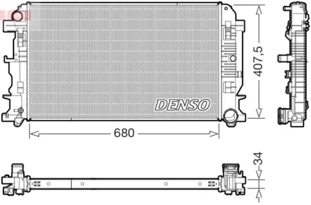 Радіатор DRM17117 DENSO