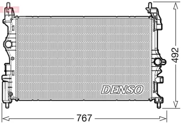 Радіатор охолодження двигуна DRM20019 DENSO